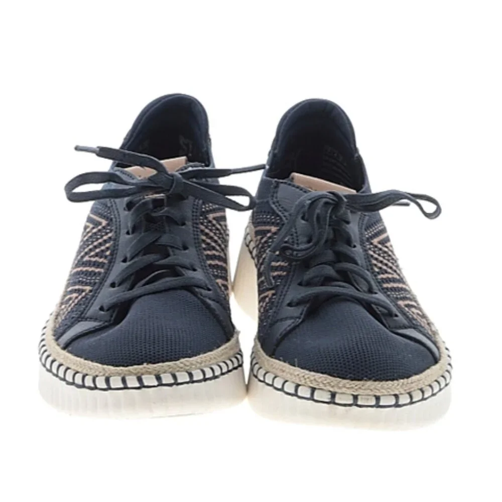 Skechers Wilshire Boulevard Size 7 Slip Ons - Navy Blue - Picture 2 of 9